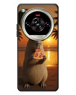 Чехол для ZTE Nubia Focus 2 Ultra с картинкой «Капибара с пиццей»