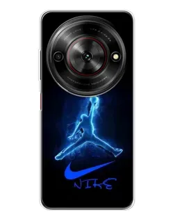 Чехол для ZTE Nubia Focus 5G с картинкой «Jordan Neon Blue» Чехол для ZTE Nubia Focus 5G с картинкой «Jordan Neon Blue»