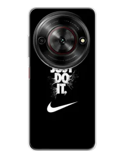 Чехол для ZTE Nubia Focus 5G с картинкой «Текстовый принт Nike» Чехол для ZTE Nubia Focus 5G с картинкой «Текстовый принт Nike»