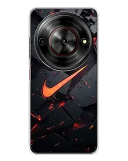 Чехол для ZTE Nubia Focus 5G с картинкой «Nike — эффект разломов» Чехол для ZTE Nubia Focus 5G с картинкой «Nike — эффект разломов»