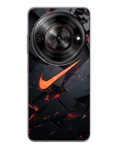 Чехол для ZTE Nubia Focus 5G с картинкой «Nike — эффект разломов» Чехол для ZTE Nubia Focus 5G с картинкой «Nike — эффект разломов»