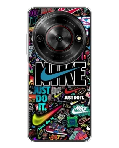 Чехол для ZTE Nubia Focus 5G с картинкой «Яркий коллаж Nike» Чехол для ZTE Nubia Focus 5G с картинкой «Яркий коллаж Nike»