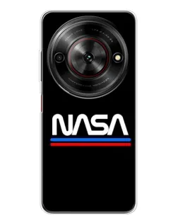 Чехол для ZTE Nubia Focus 5G с картинкой «NASA — классика Red Blue»