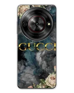 Чехол для ZTE Nubia Focus 5G с картинкой «Абстрактные цветы Gucci» Чехол для ZTE Nubia Focus 5G с картинкой «Абстрактные цветы Gucci»