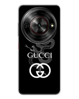 Чехол для ZTE Nubia Focus 5G с картинкой «Gucci — серебряная змея» Чехол для ZTE Nubia Focus 5G с картинкой «Gucci — серебряная змея»