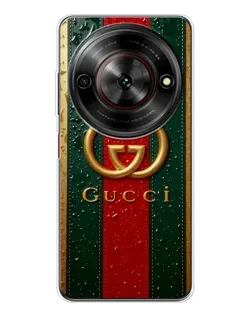 Чехол для ZTE Nubia Focus 5G с картинкой «Gucci — фирменная полоса и золото» Чехол для ZTE Nubia Focus 5G с картинкой «Gucci — фирменная полоса и золото»