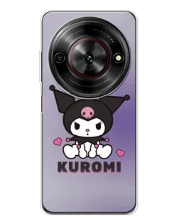 Чехол для ZTE Nubia Focus 5G с картинкой «Kuromi — фиолетовый арт»