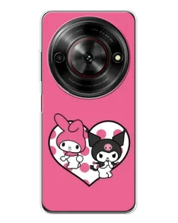Чехол для ZTE Nubia Focus 5G с картинкой «Kuromi и My Melody»