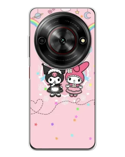 Чехол для ZTE Nubia Focus 5G с картинкой «My Melody и Kuromi»