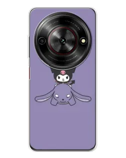 Чехол для ZTE Nubia Focus 5G с картинкой «Kuromi на лиловом фоне»