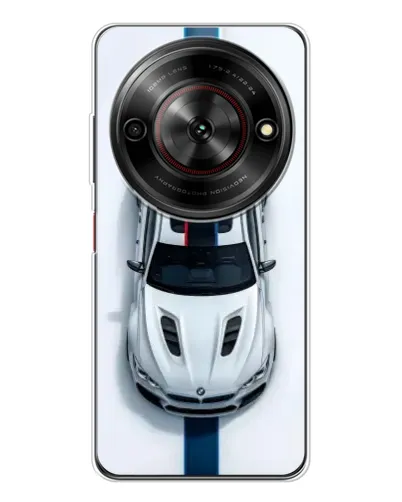 Чехол для ZTE Nubia Focus 5G с картинкой «Вид сверху — BMW M»