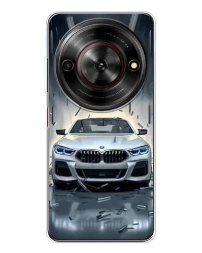 Чехол для ZTE Nubia Focus 5G с картинкой «BMW в свете фар»