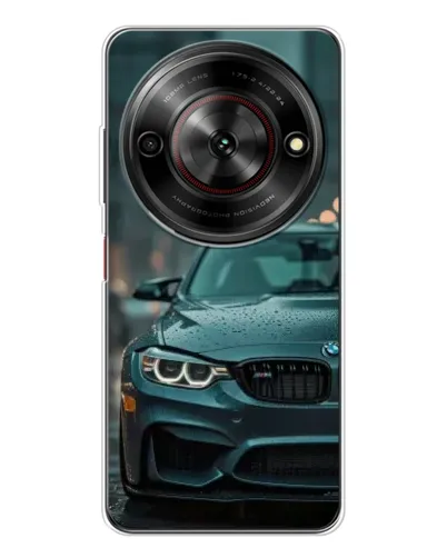 Чехол для ZTE Nubia Focus 5G с картинкой «BMW в огнях города»