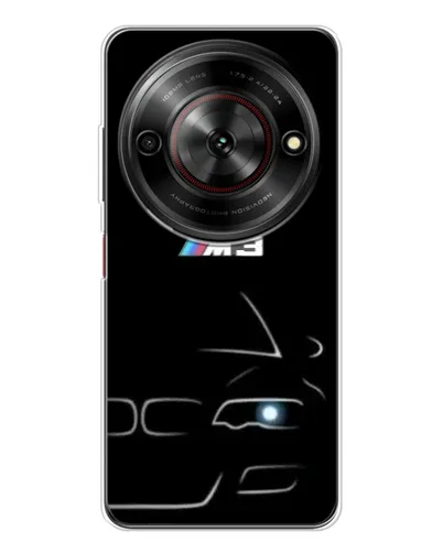 Чехол для ZTE Nubia Focus 5G с картинкой «Минималистичный принт BMW M3»