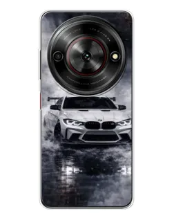 Чехол для ZTE Nubia Focus 5G с картинкой «BMW сквозь туман» Чехол для ZTE Nubia Focus 5G с картинкой «BMW сквозь туман»