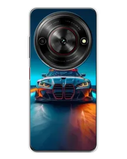 Чехол для ZTE Nubia Focus 5G с картинкой «BMW — огни неона» Чехол для ZTE Nubia Focus 5G с картинкой «BMW — огни неона»