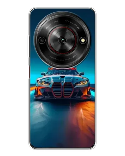 Чехол для ZTE Nubia Focus 5G с картинкой «BMW — огни неона» Чехол для ZTE Nubia Focus 5G с картинкой «BMW — огни неона»