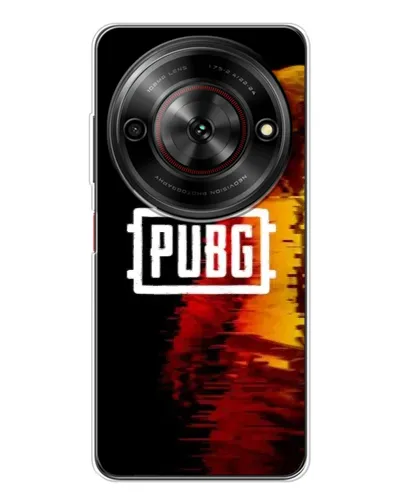 Чехол для ZTE Nubia Focus 5G с картинкой «Яркий логотип PUBG»