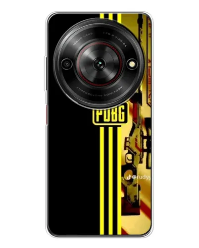 Чехол для ZTE Nubia Focus 5G с картинкой «PUBG — камуфляжный шлем»