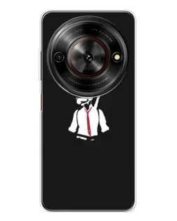 Чехол для ZTE Nubia Focus 5G с картинкой «PUBG — силуэт воина»