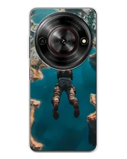 Чехол для ZTE Nubia Focus 5G с картинкой «PUBG — свободное падение»