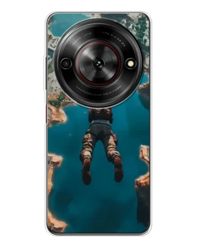 Чехол для ZTE Nubia Focus 5G с картинкой «PUBG — свободное падение»