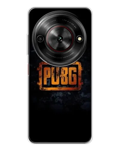 Чехол для ZTE Nubia Focus 5G с картинкой «PUBG — золотой логотип»