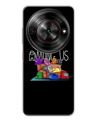 Чехол для ZTE Nubia Focus 5G с картинкой «Логотип Among Us»