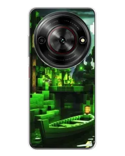 Чехол для ZTE Nubia Focus 5G с картинкой «Minecraft лесной пейзаж» Чехол для ZTE Nubia Focus 5G с картинкой «Minecraft лесной пейзаж»