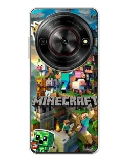 Чехол для ZTE Nubia Focus 5G с картинкой «Замок Minecraft» Чехол для ZTE Nubia Focus 5G с картинкой «Замок Minecraft»