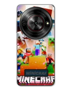 Чехол для ZTE Nubia Focus 5G с картинкой «Minecraft герои игры» Чехол для ZTE Nubia Focus 5G с картинкой «Minecraft герои игры»