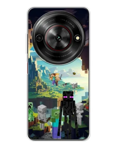 Чехол для ZTE Nubia Focus 5G с картинкой «Эндермен в лесу» Чехол для ZTE Nubia Focus 5G с картинкой «Эндермен в лесу»
