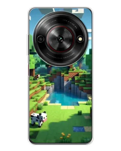 Чехол для ZTE Nubia Focus 5G с картинкой «Minecraft летний день» Чехол для ZTE Nubia Focus 5G с картинкой «Minecraft летний день»