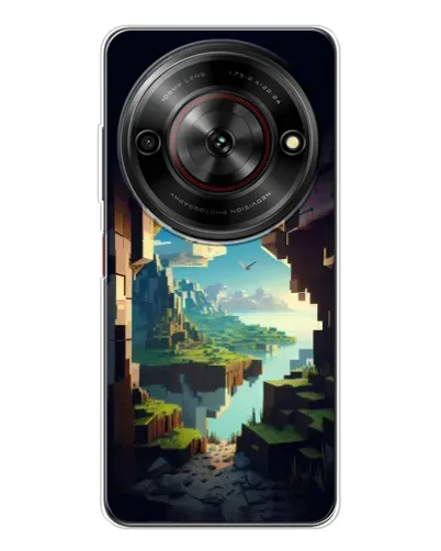Чехол для ZTE Nubia Focus 5G с картинкой «Вид из пещеры» Чехол для ZTE Nubia Focus 5G с картинкой «Вид из пещеры»