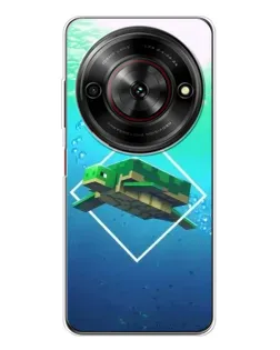 Чехол для ZTE Nubia Focus 5G с картинкой «Черепаха Minecraft» Чехол для ZTE Nubia Focus 5G с картинкой «Черепаха Minecraft»