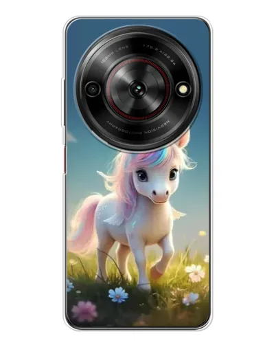 Чехол для ZTE Nubia Focus 5G с картинкой «Единорог на поляне» Чехол для ZTE Nubia Focus 5G с картинкой «Единорог на поляне»