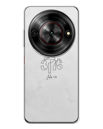 Чехол для ZTE Nubia Focus 5G с картинкой «Иоанна 3:16 Крест»