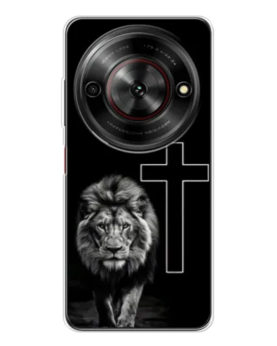 Чехол для ZTE Nubia Focus 5G с картинкой «Лев и Крест»