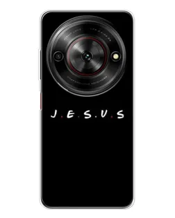 Чехол для ZTE Nubia Focus 5G с картинкой «Точки веры J.E.S.U.S.»