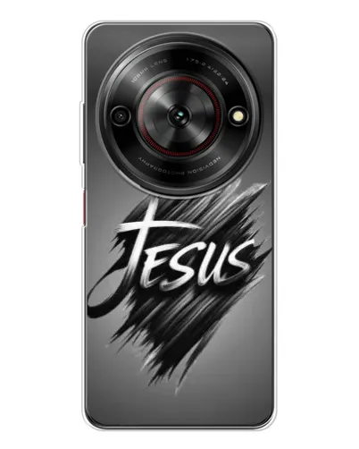 Чехол для ZTE Nubia Focus 5G с картинкой «Надпись Jesus Graffiti»