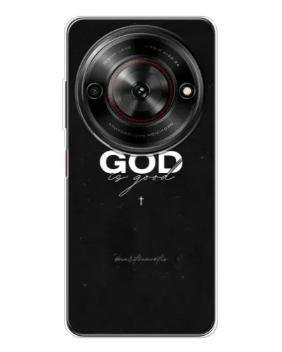 Чехол для ZTE Nubia Focus 5G с картинкой «GOD — Бог над всем»