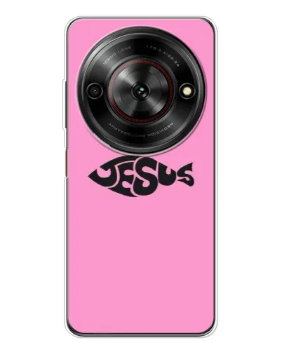 Чехол для ZTE Nubia Focus 5G с картинкой «Розовый символ  Jesus»