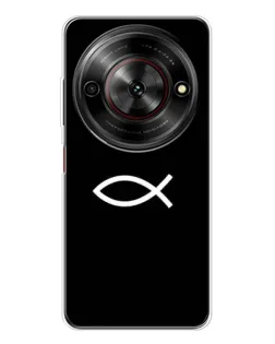 Чехол для ZTE Nubia Focus 5G с картинкой «Символ рыбы Jesus» Чехол для ZTE Nubia Focus 5G с картинкой «Символ рыбы Jesus»