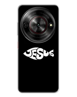 Чехол для ZTE Nubia Focus 5G с картинкой «Рыба Jesus» Чехол для ZTE Nubia Focus 5G с картинкой «Рыба Jesus»