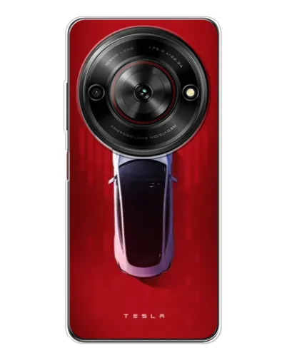 Чехол для ZTE Nubia Focus 5G с картинкой «Tesla Top View» Чехол для ZTE Nubia Focus 5G с картинкой «Tesla Top View»