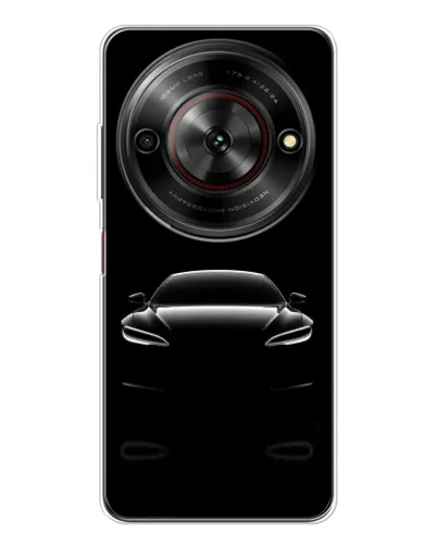 Чехол для ZTE Nubia Focus 5G с картинкой «Силуэт Tesla Night» Чехол для ZTE Nubia Focus 5G с картинкой «Силуэт Tesla Night»