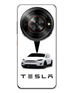 Чехол для ZTE Nubia Focus 5G с картинкой «Tesla White Style» Чехол для ZTE Nubia Focus 5G с картинкой «Tesla White Style»
