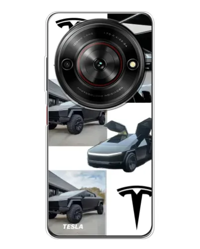 Чехол для ZTE Nubia Focus 5G с картинкой «Коллаж Cybertruck Tesla» Чехол для ZTE Nubia Focus 5G с картинкой «Коллаж Cybertruck Tesla»