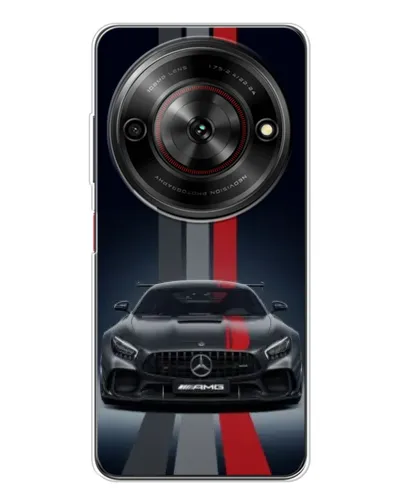 Чехол для ZTE Nubia Focus 5G с картинкой «Mercedes — белый карбон» Чехол для ZTE Nubia Focus 5G с картинкой «Mercedes — белый карбон»