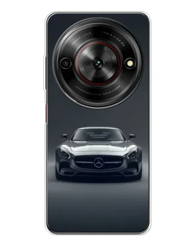 Чехол для ZTE Nubia Focus 5G с картинкой «Mercedes на черном» Чехол для ZTE Nubia Focus 5G с картинкой «Mercedes на черном»